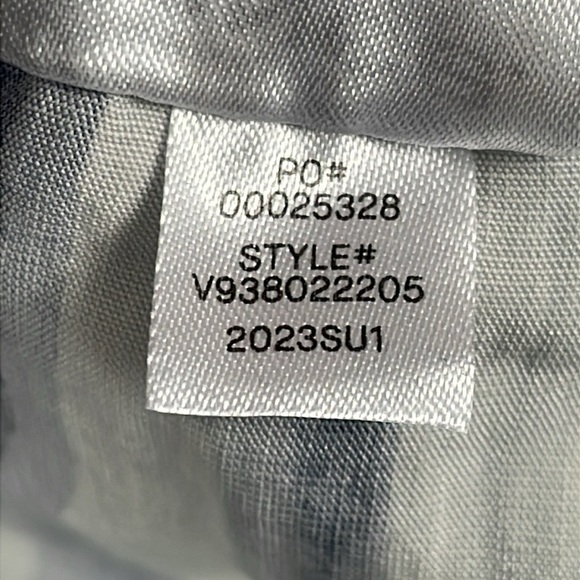 New Vince Painterly Striped Shorts Pull On Elastic Waist Blue White Sz XL - Picture 11 of 15